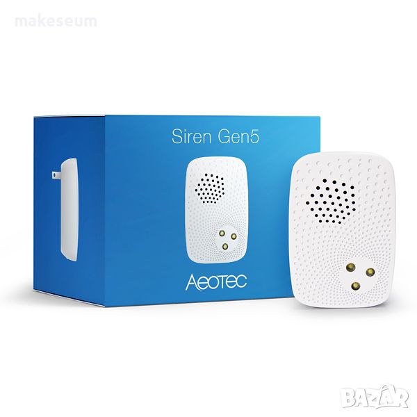 Aeotec Z-Wave Plus Siren Gen5 - smart home сирена, снимка 1