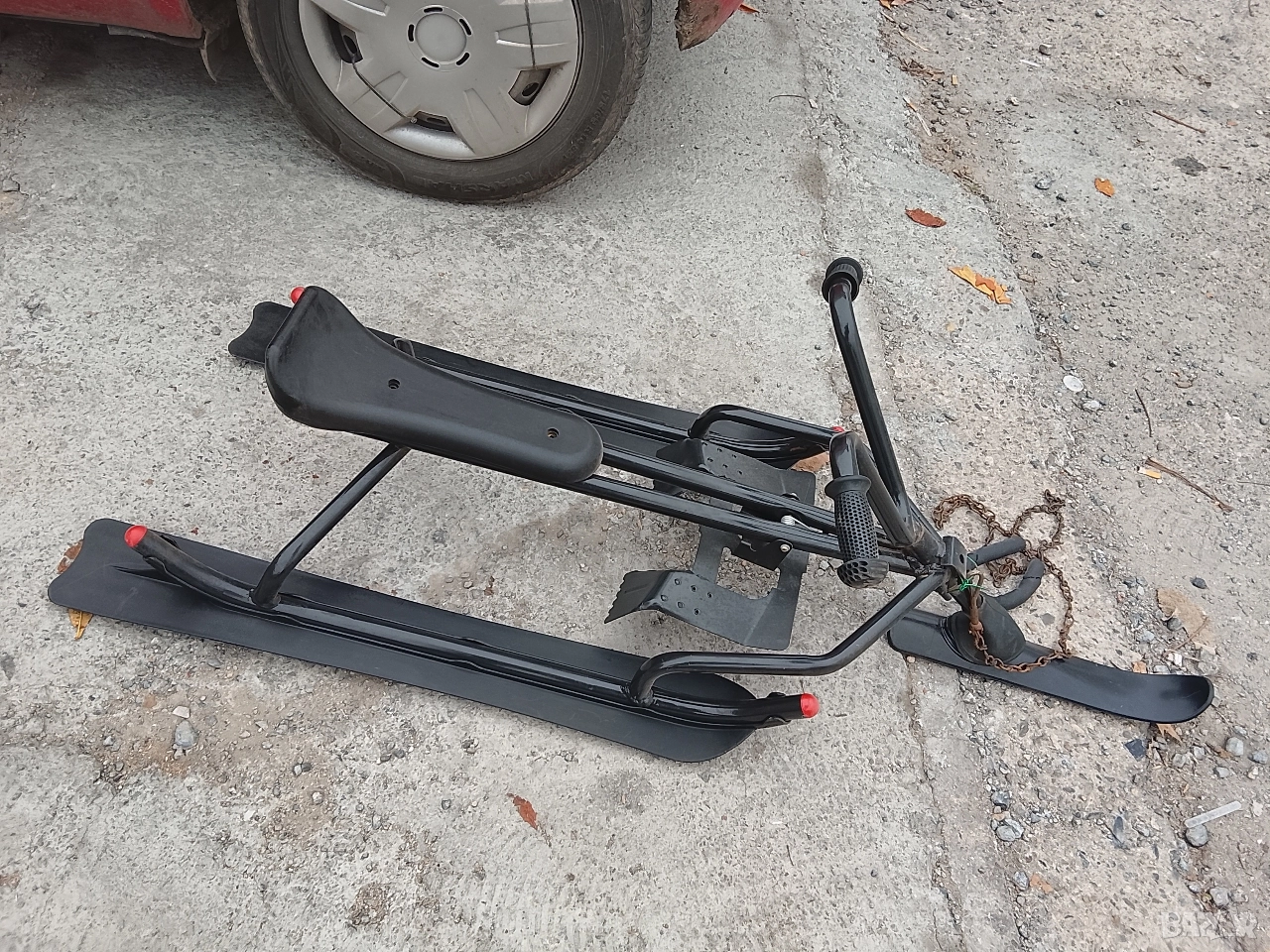 детска шейна с управление ,чук и гек, снимка 1