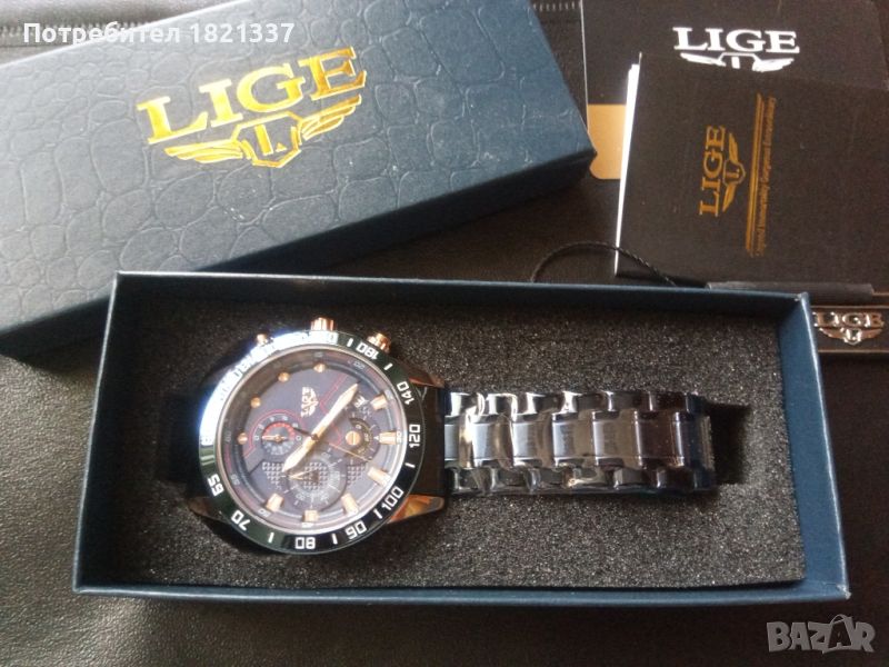 Луксозен мъжки часовник , снимка 1