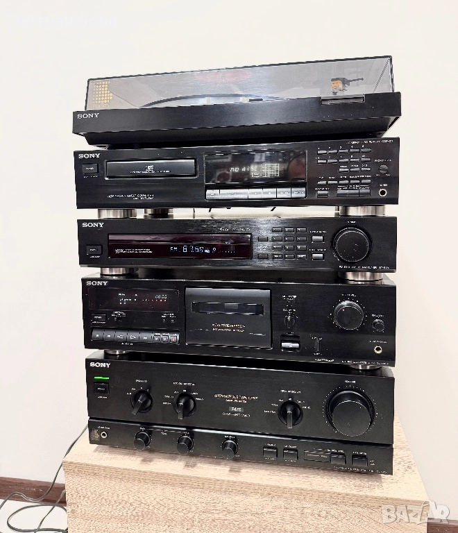 🔊Ретро аудио система SONY - Усилвател, дек, cd, тунер, грамофон - опция тонколони🔊, снимка 1