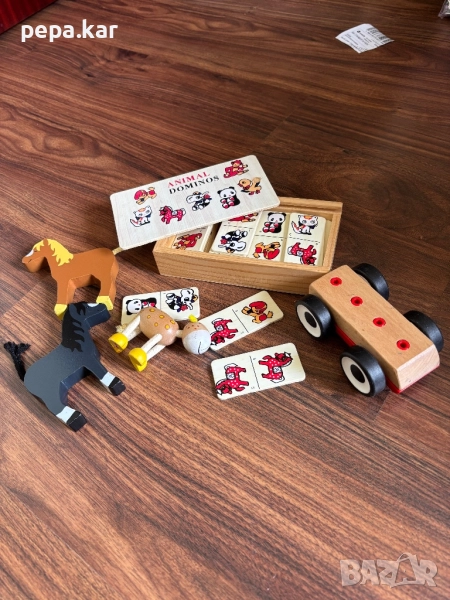Еко играчки Домино и кончета дървени и още много играчки, снимка 1