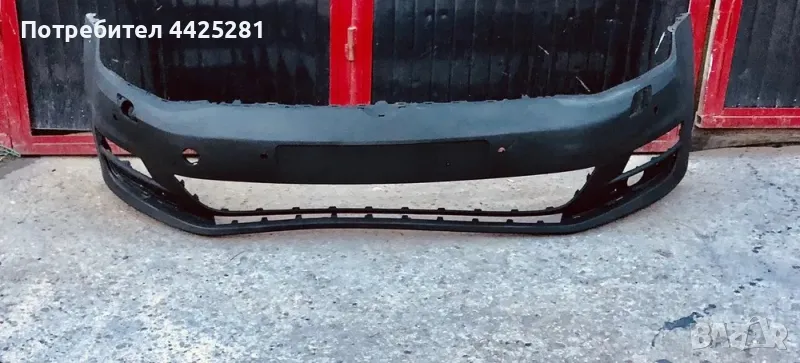 Предна броня VW Golf 7 модел 2013-2017г. 5G0 807 221. #165., снимка 1