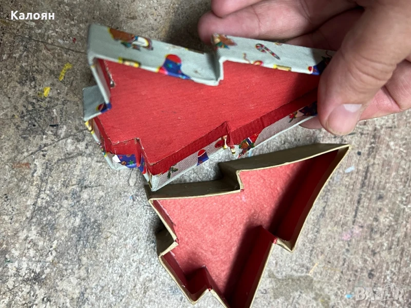 Кутийка от бонбони във формата на елха , снимка 1