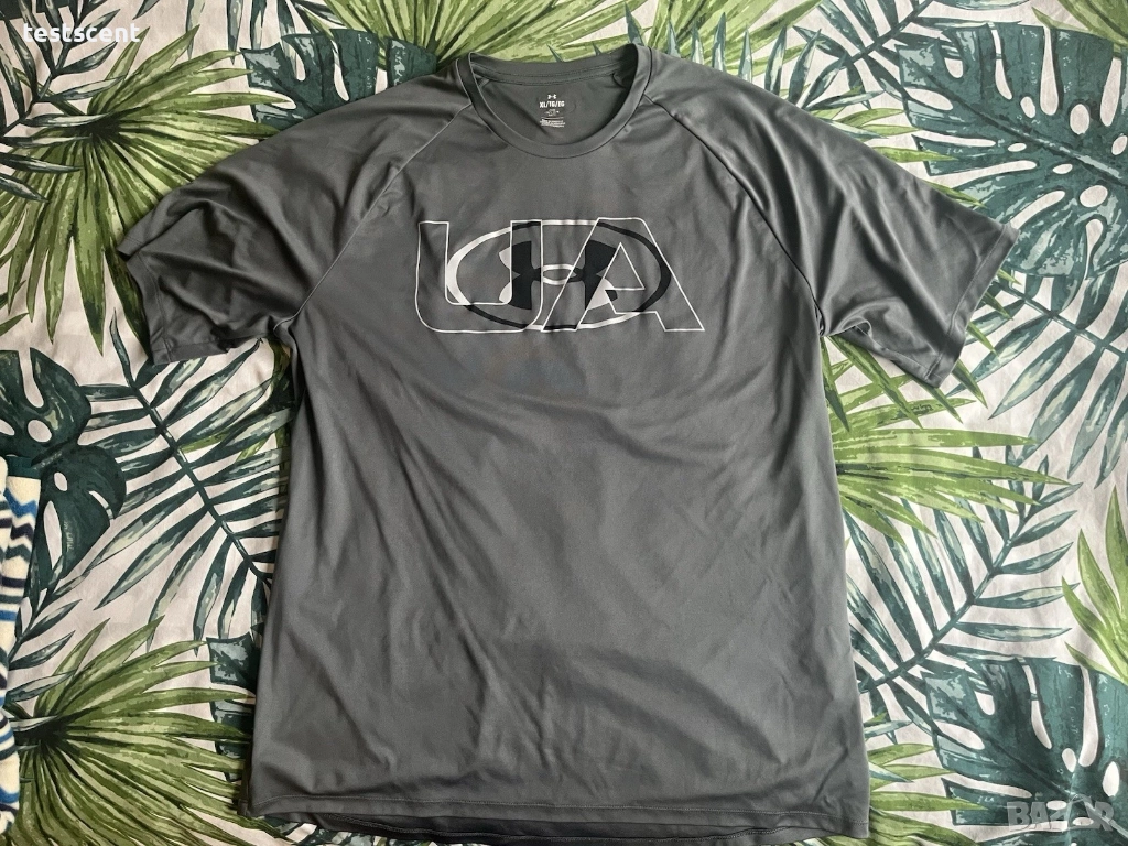 Мъжка тениска Vintage Under Armour Grey Sport T Shirt XL, снимка 1