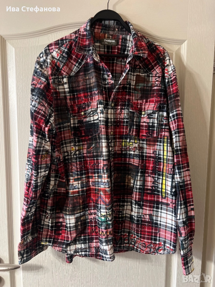 Нова 100 % оригинална памук памучна  дамска елегантна риза Desigual Десигуал , снимка 1