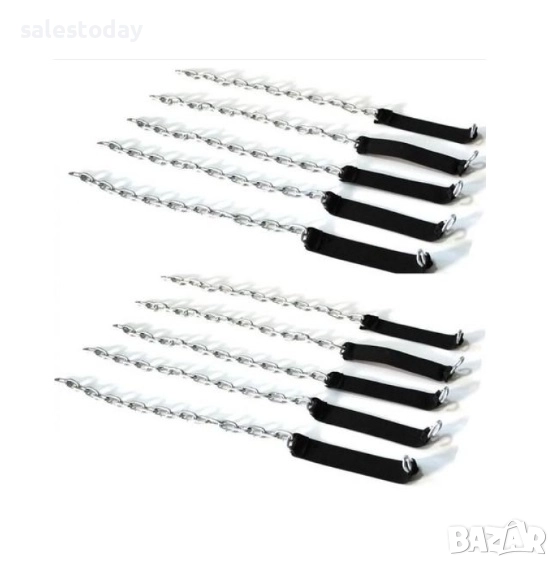 Вериги за сняг,метални, 10бр. прешлени, 13 -16 цола, 60см, снимка 1