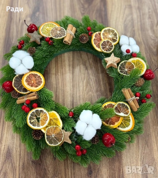 Коледен венец 45 см , снимка 1