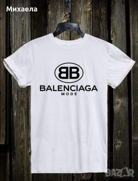 Дамски памучни тениски Balenciaga - два цвята - 30 лв., снимка 1