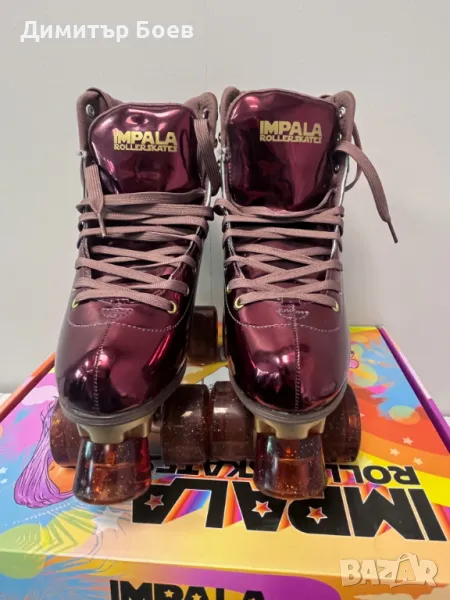 Дамски Ролкови Кънки Impala Impala Quad Skate Plum, снимка 1