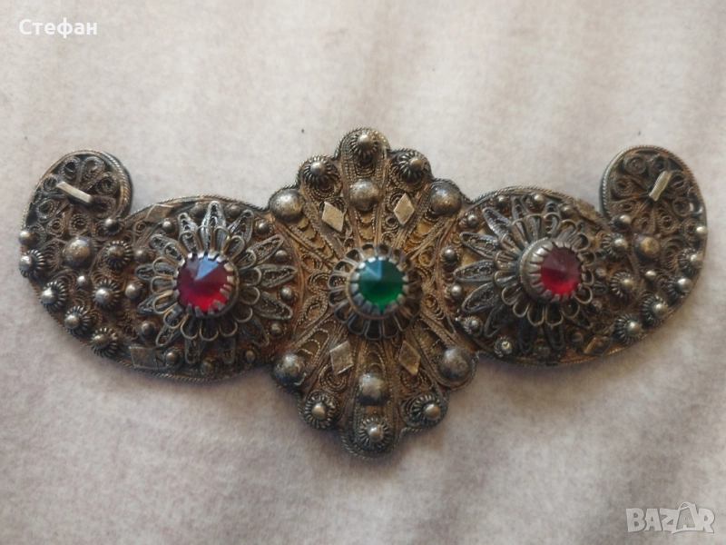 Стара филигранна пафта., снимка 1