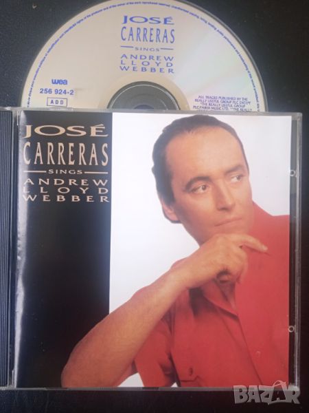 Jose Carreras Sings Andrew Lloyd Webber - матричен диск музика, снимка 1