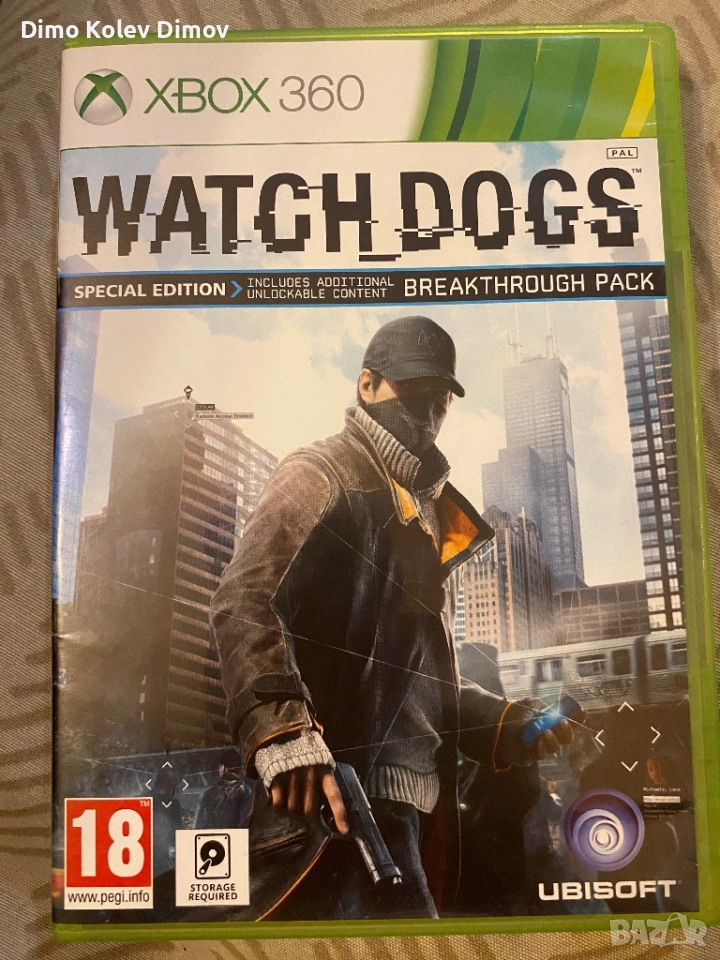Watchdogs Xbox 360 Breakthrough Edition , снимка 1
