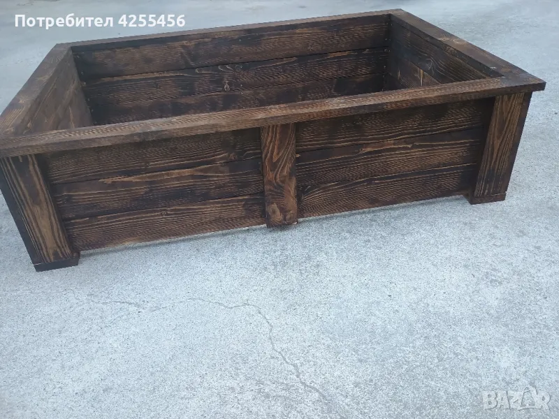 продавам дървени кашпи , снимка 1