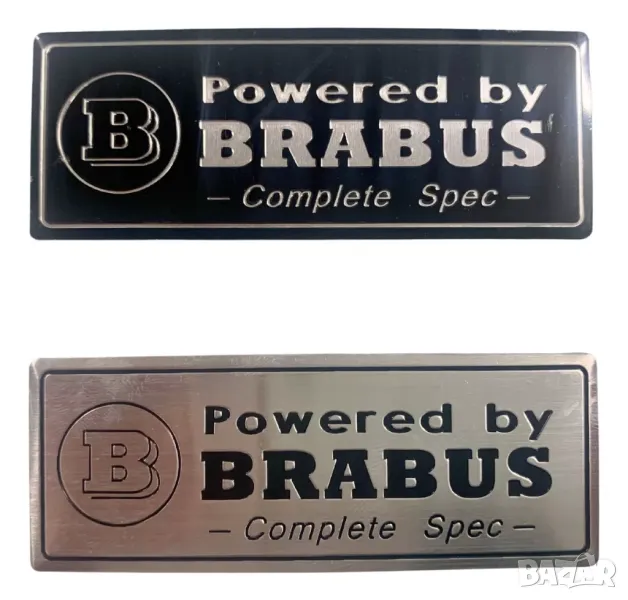 Метална емблема Mercedes Brabus табелка лого Брабус , снимка 1