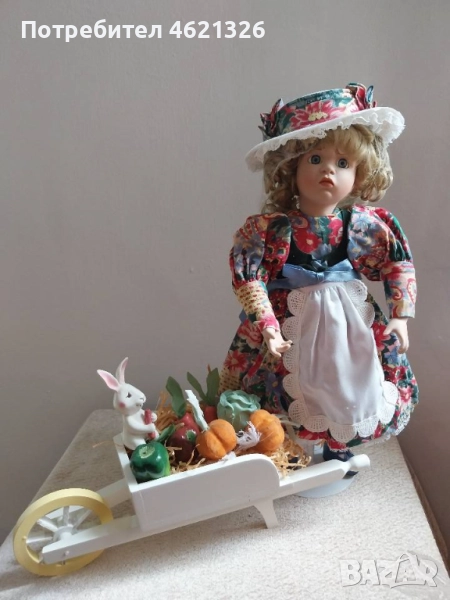 Колекционерска порцеланова кукла Мери Мери, съвсем противоположна, нова, снимка 1