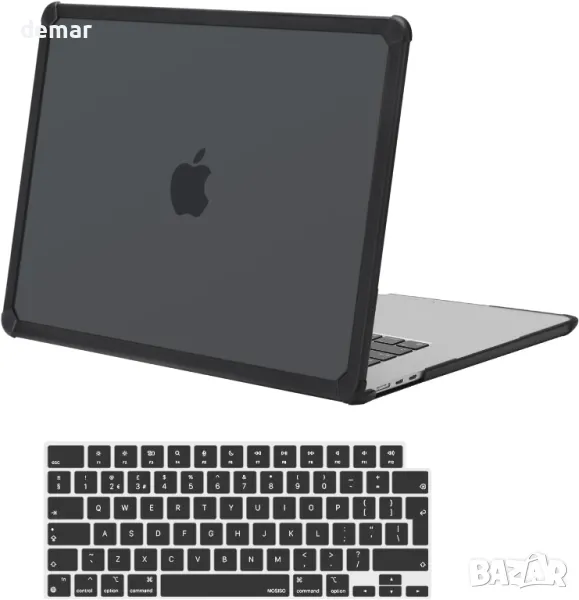 MOSISO калъф за MacBook Air 15-инчов 2024 2023 M3 A3114 M2 A2941 Touch ID, снимка 1