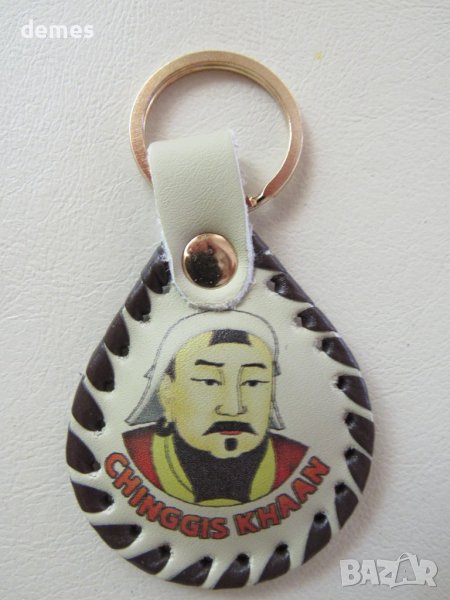 Автентичен кожен ключодържател от Монголия-серия, снимка 1