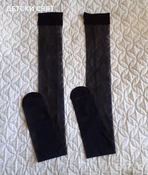 Нови дамски чорапи с ръб, снимка 1
