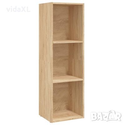 vidaXL Библиотека/ТВ шкаф, дъб сонома, 36x30x114 см, ПДЧ(SKU:800138, снимка 1