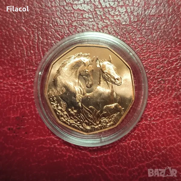 Австрия 5 евро 2020 г. Приятели за цял живот - Коне, снимка 1