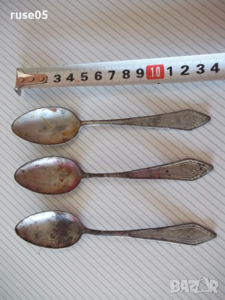 Лот от 3 бр. лъжици стари, снимка 1