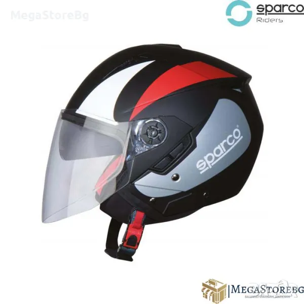 Каска за мотор Sparco SP-503 black matt 56986 размер XS, снимка 1