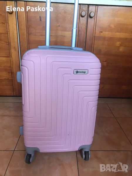 куфар карета с шифър 4 колелца и телескопна дръжка, снимка 1