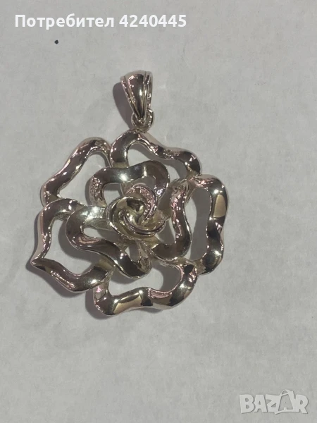 Сребърна висулка, снимка 1