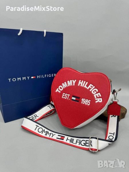 Дамска чанта през рамо сърце tommy hilfiger реплика , снимка 1