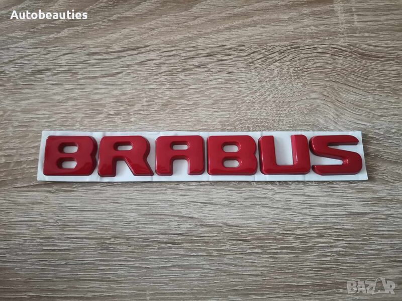 Брабус Mercedes-Benz BRABUS червена емблема, снимка 1