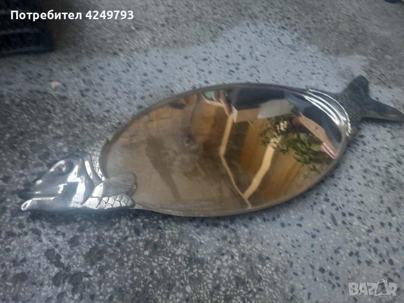 Плато, поднос посребрен , снимка 1