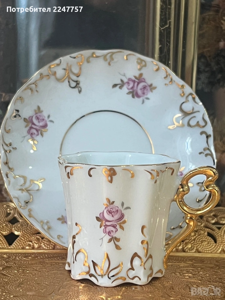 Двоен сет порцелан с 24K Gold, снимка 1