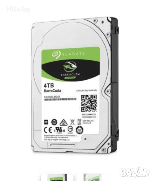 Хард диск SEAGATE BarraCuda, 4TB, снимка 1