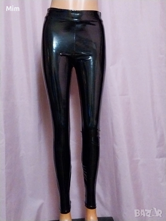 S/М Черен клин от лак / винил / , снимка 1