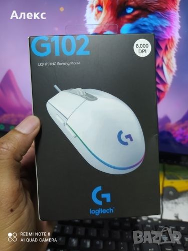 G102 LIGHTSYNC 2-ро поколение геймърска кабелна мишка, снимка 1