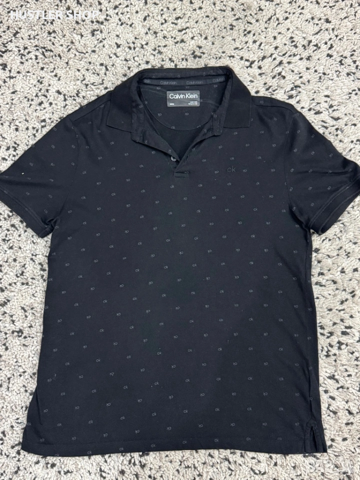 Мъжка тениска с яка CALVIN KLEIN. Размер S, снимка 1