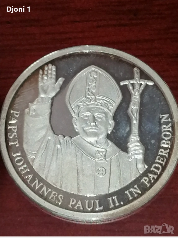 Немски сребърен медал 999, снимка 1