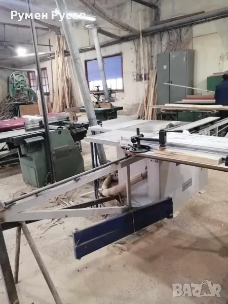 разкройващ циркуляр с подрезвач, снимка 1