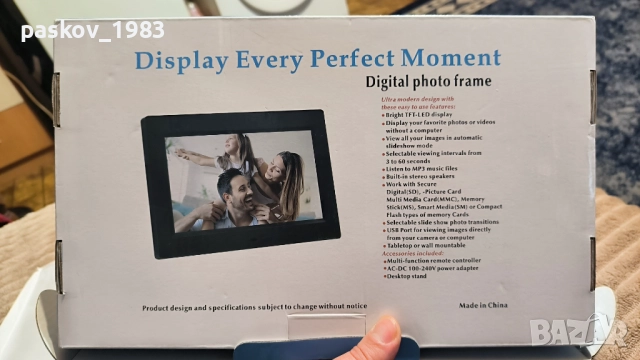 Чисто нова 10.1' фото рамка , снимка 2 - Таблети - 52889952