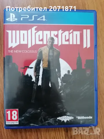 Wolfenstein 2 ps4 игра, снимка 1 - Игри за PlayStation - 49282846