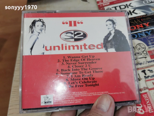 2 UNLIMITED ORIGINAL CD 2502261519, снимка 13 - CD дискове - 53619383