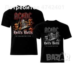 Рок метъл тениски AC DC, снимка 6 - Тениски - 53535203
