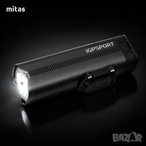 Предна SMART LED фар светлина за велосипед IGPSPORT VS1800, 800 lm, Bluetooth, USB-C, снимка 2 - Аксесоари за велосипеди - 54191380