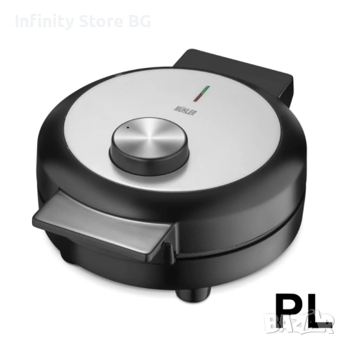 🧇 Уред за гофрети Muhler MHT-1010W – пухкави гофрети с усмивка!, снимка 6 - Гофретници - 53467525