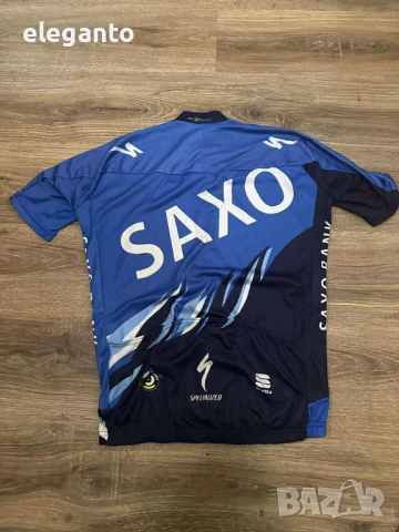 Мъжко Вело MTB джърси Sportful Specialized Saxo Bank цял цип , L размер , снимка 6 - Спортни дрехи, екипи - 50850480