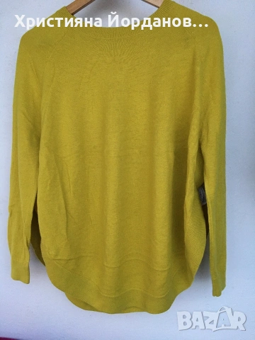 COS пуловер тип пончо вълна и кашмир, С 