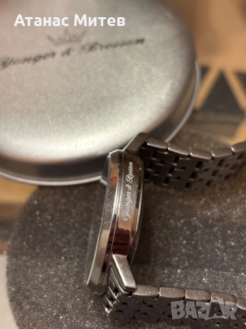 Автоматичен мъжки часовник Yonger&Bresson, снимка 4 - Мъжки - 51714224