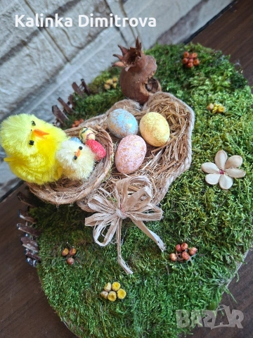 Ръчно изработена Великденска декорация., снимка 7 - Декорация за дома - 53642583