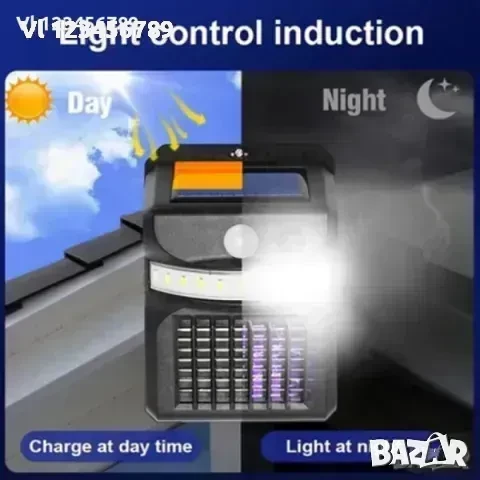 Соларна лампа против комари, снимка 2 - Други стоки за дома - 50729506