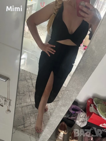 Секси рокля с цепка S/M, снимка 3 - Рокли - 50849656